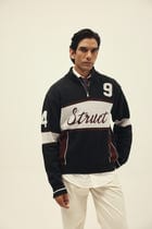 CYCLING CLUB HALF-ZIP KNIT SWEATER view 1