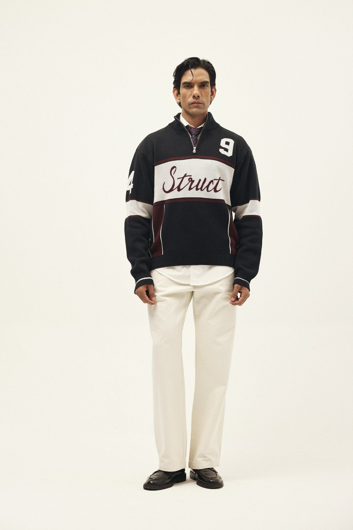 CYCLING CLUB HALF-ZIP KNIT SWEATER - image 3