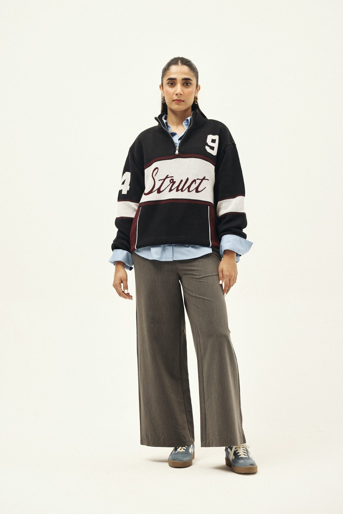 CYCLING CLUB HALF-ZIP KNIT SWEATER - image 5