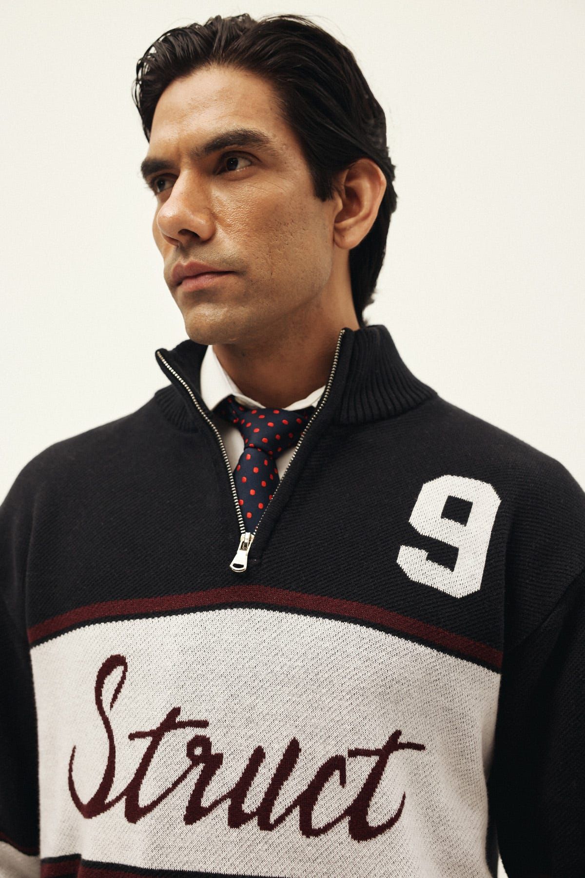CYCLING CLUB HALF-ZIP KNIT SWEATER - image 6