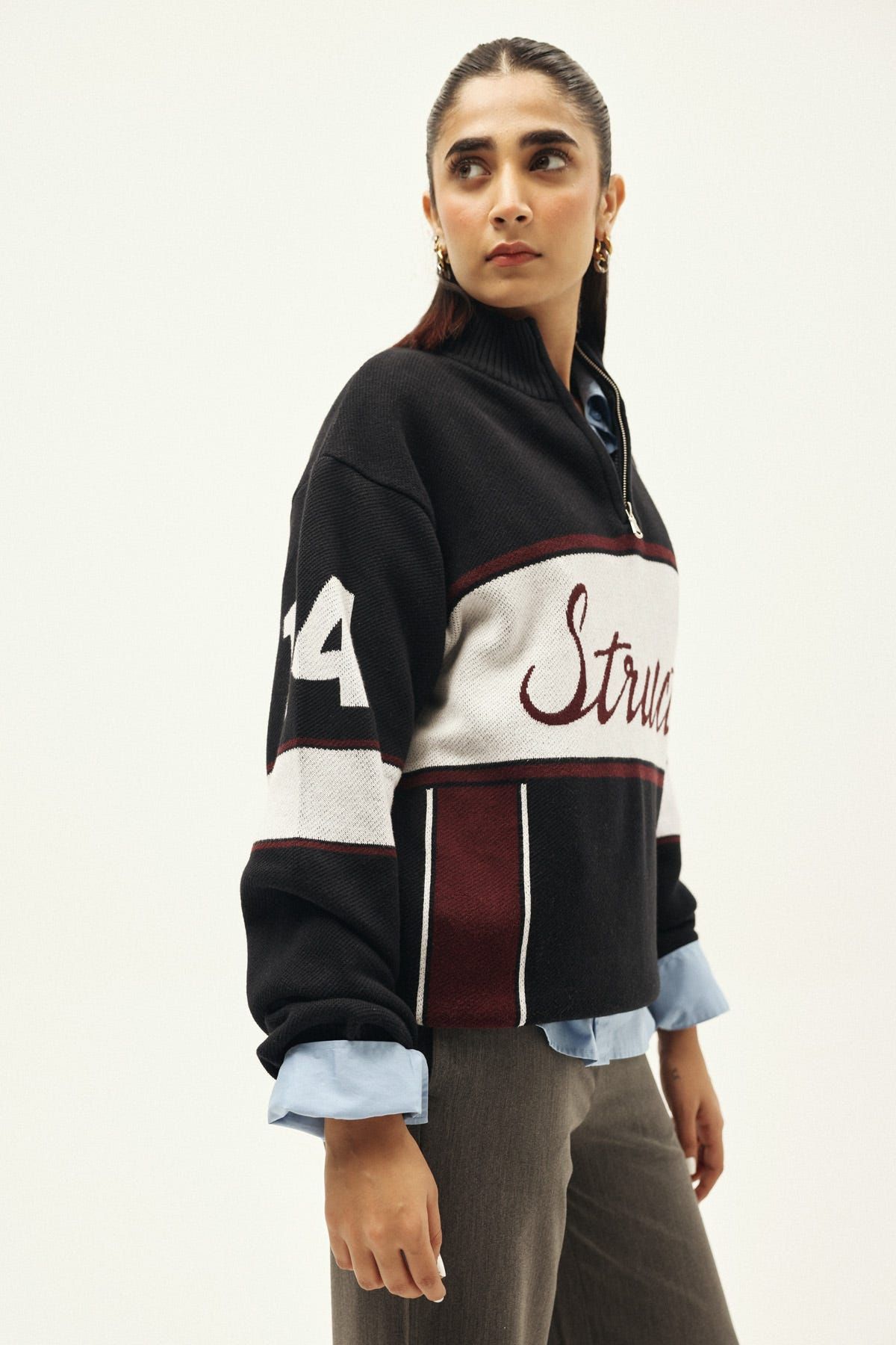 CYCLING CLUB HALF-ZIP KNIT SWEATER - image 7