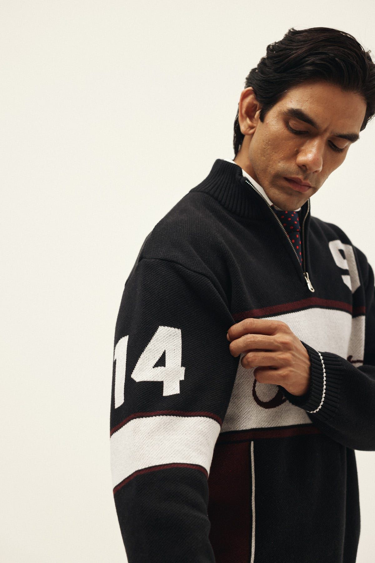 CYCLING CLUB HALF-ZIP KNIT SWEATER - image 10