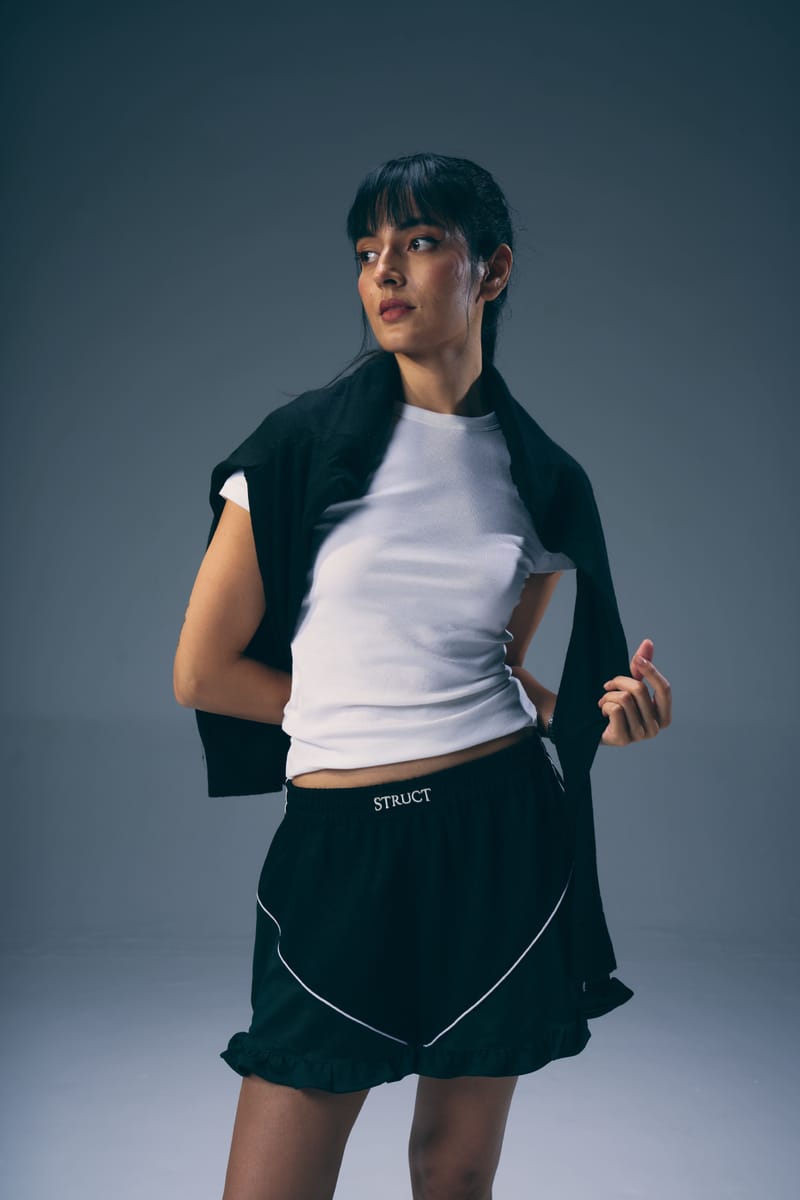 STRUCT SPORTS RUFFLE SHORTS