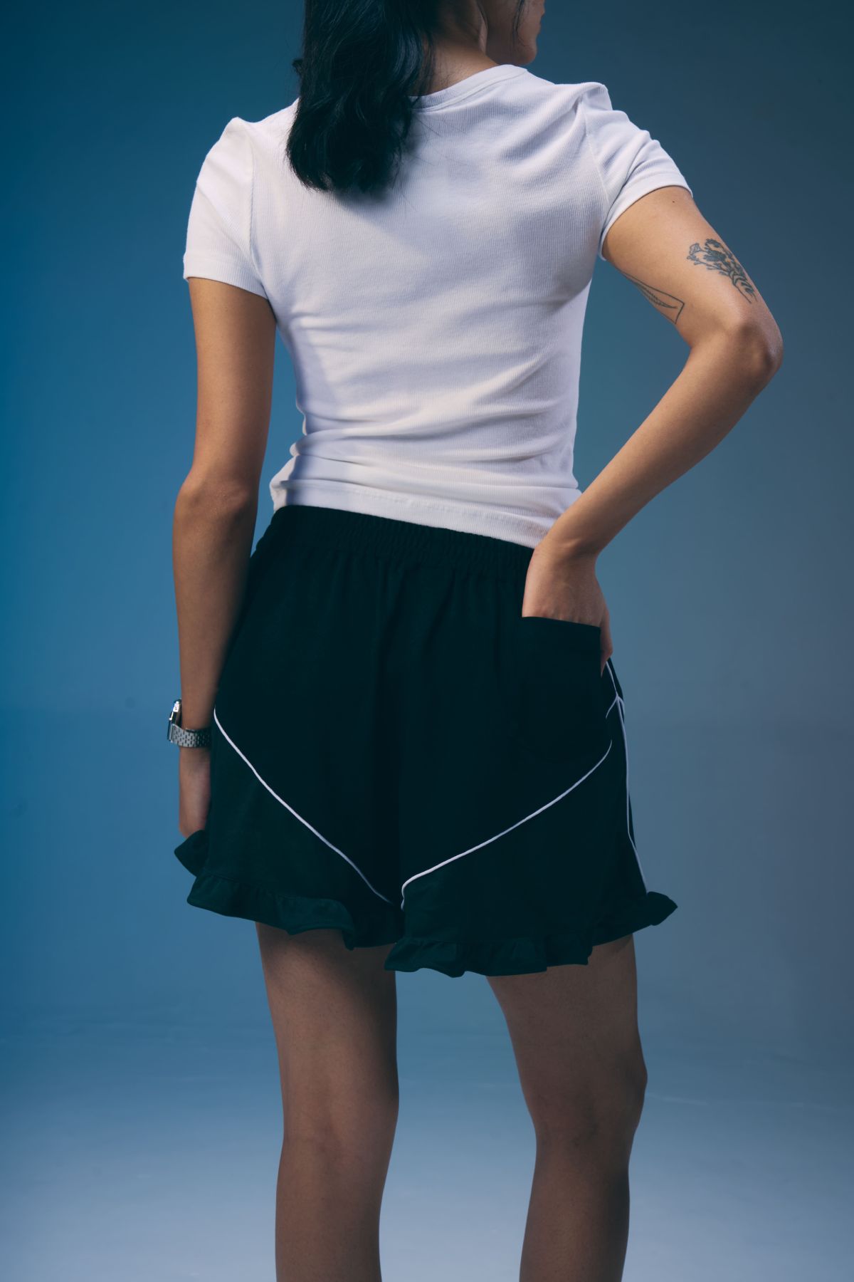 STRUCT SPORTS RUFFLE SHORTS - image 4