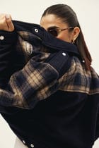 CHEVRON CHECK TRACK SUITING JACKET view 11