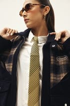 CHEVRON CHECK TRACK SUITING JACKET view 8
