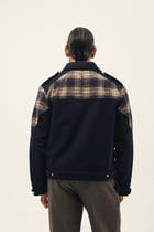 CHEVRON CHECK TRACK SUITING JACKET view 9