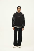 HOUNDSTOOTH CHECK SUITING HOODIE - II view 1