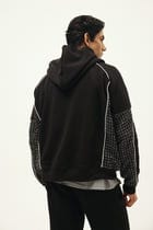 HOUNDSTOOTH CHECK SUITING HOODIE - II view 12