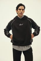 HOUNDSTOOTH CHECK SUITING HOODIE - II view 3