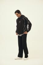HOUNDSTOOTH CHECK SUITING HOODIE - II view 4