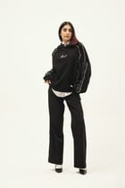 HOUNDSTOOTH CHECK SUITING HOODIE - II view 5