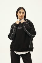 HOUNDSTOOTH CHECK SUITING HOODIE - II view 6