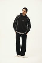 HOUNDSTOOTH CHECK SUITING HOODIE - II view 7