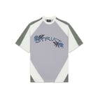 TEXTILE CRAFT PANELLED T-SHIRT view 1