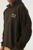 HERITAGE CABLE KNIT HOODIE view 3