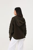 HERITAGE CABLE KNIT HOODIE view 4