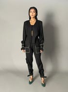 GOTHAM CROP BLAZER view 4