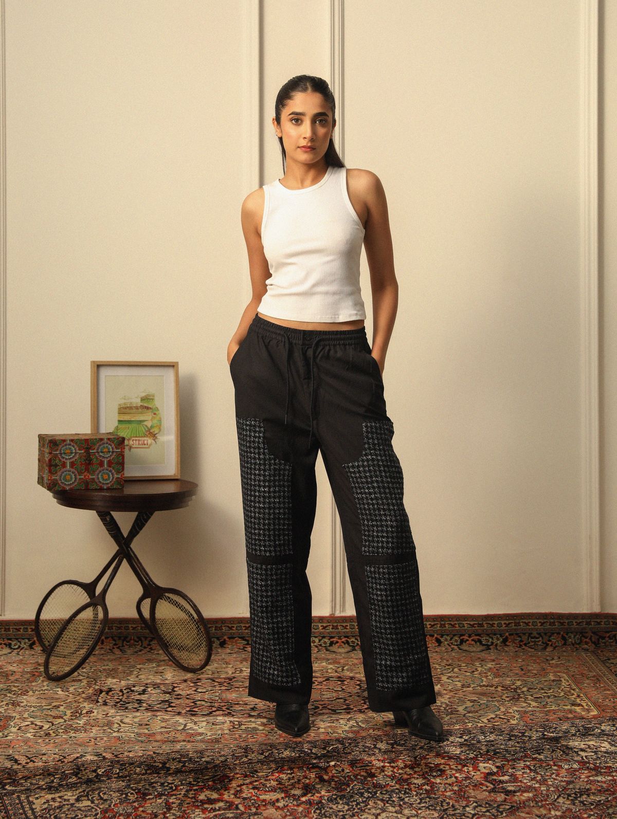 TWEED DOUBLE KNEE PANTS - image 9