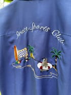 1 OF 1 - BEACH BREAK BOWLING SHIRT (Hand Embroidered) view 2