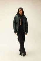 LEATHER AVIATION JACKET view 1