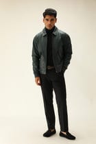 LEATHER AVIATION JACKET view 2
