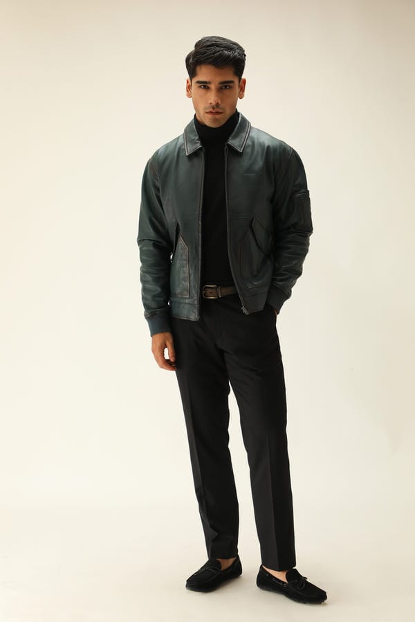 Struct — LEATHER AVIATION JACKET