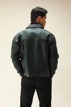 LEATHER AVIATION JACKET view 3