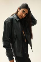 LEATHER AVIATION JACKET view 4
