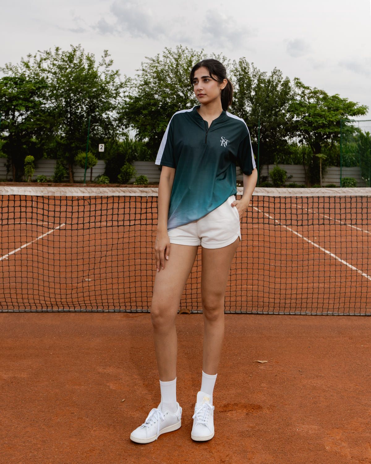 STRUCT SPORTS PERFORMANCE HALF ZIP - GREEN - image 4