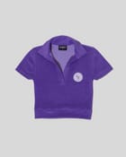 TERRY TOWEL CROP POLO view 1