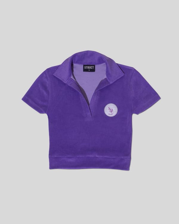 Struct — TERRY TOWEL CROP POLO