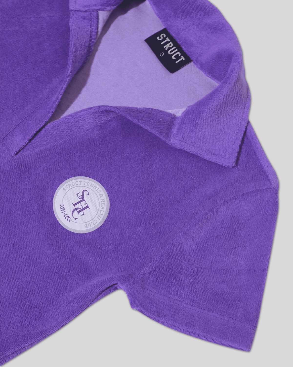TERRY TOWEL CROP POLO - image 6