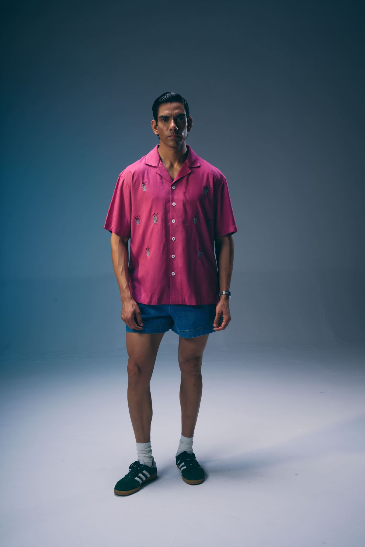 1 OF 1 - BLOOM BUNCH SHIRT (HAND EMBROIDERED) - image 3