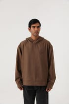 TERRAIN BROWN HOODIE view 1