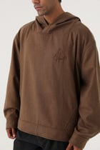 TERRAIN BROWN HOODIE view 2