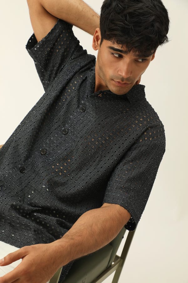 Struct — DENIM BOWLING SHIRT
