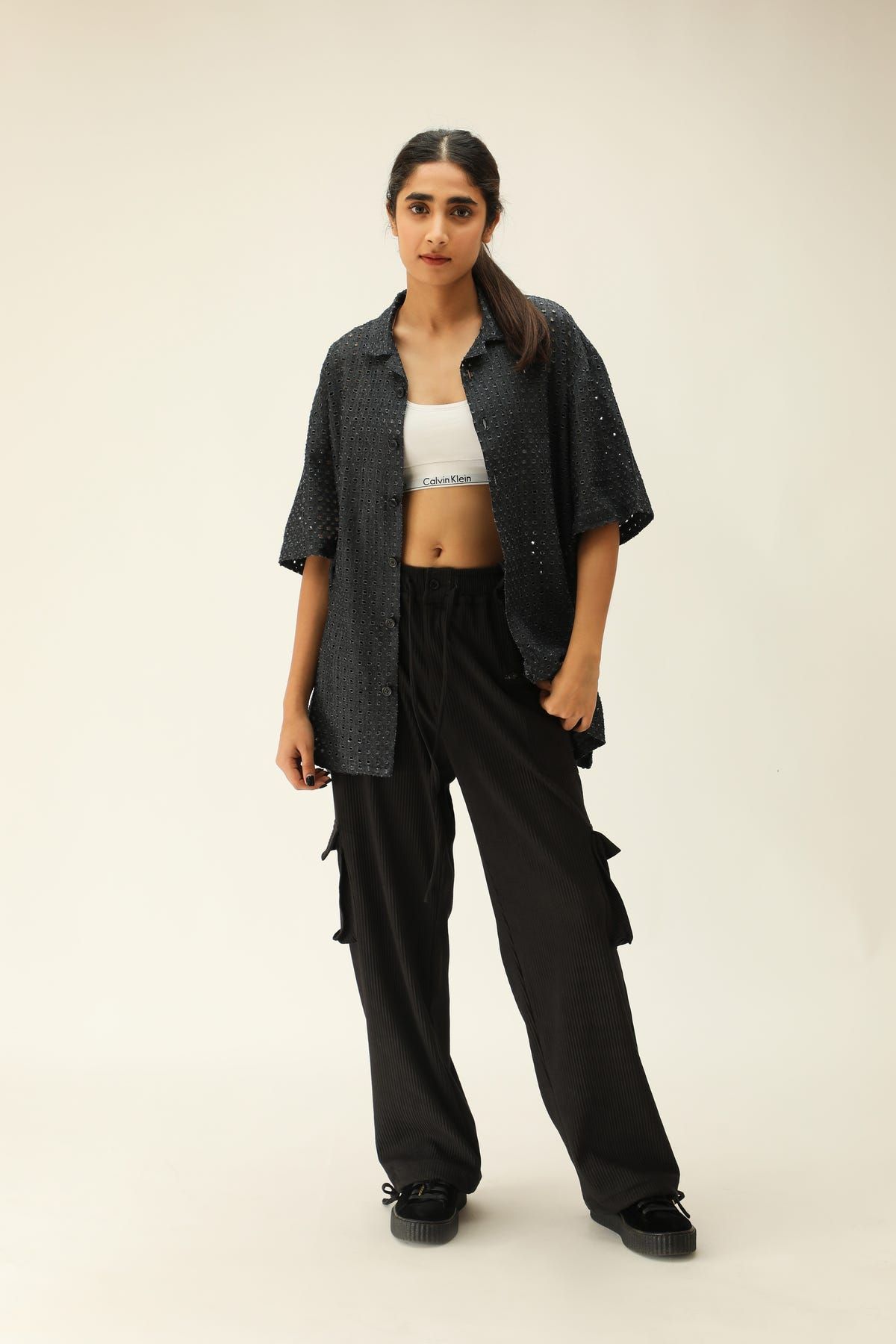 DENIM BOWLING SHIRT - image 2