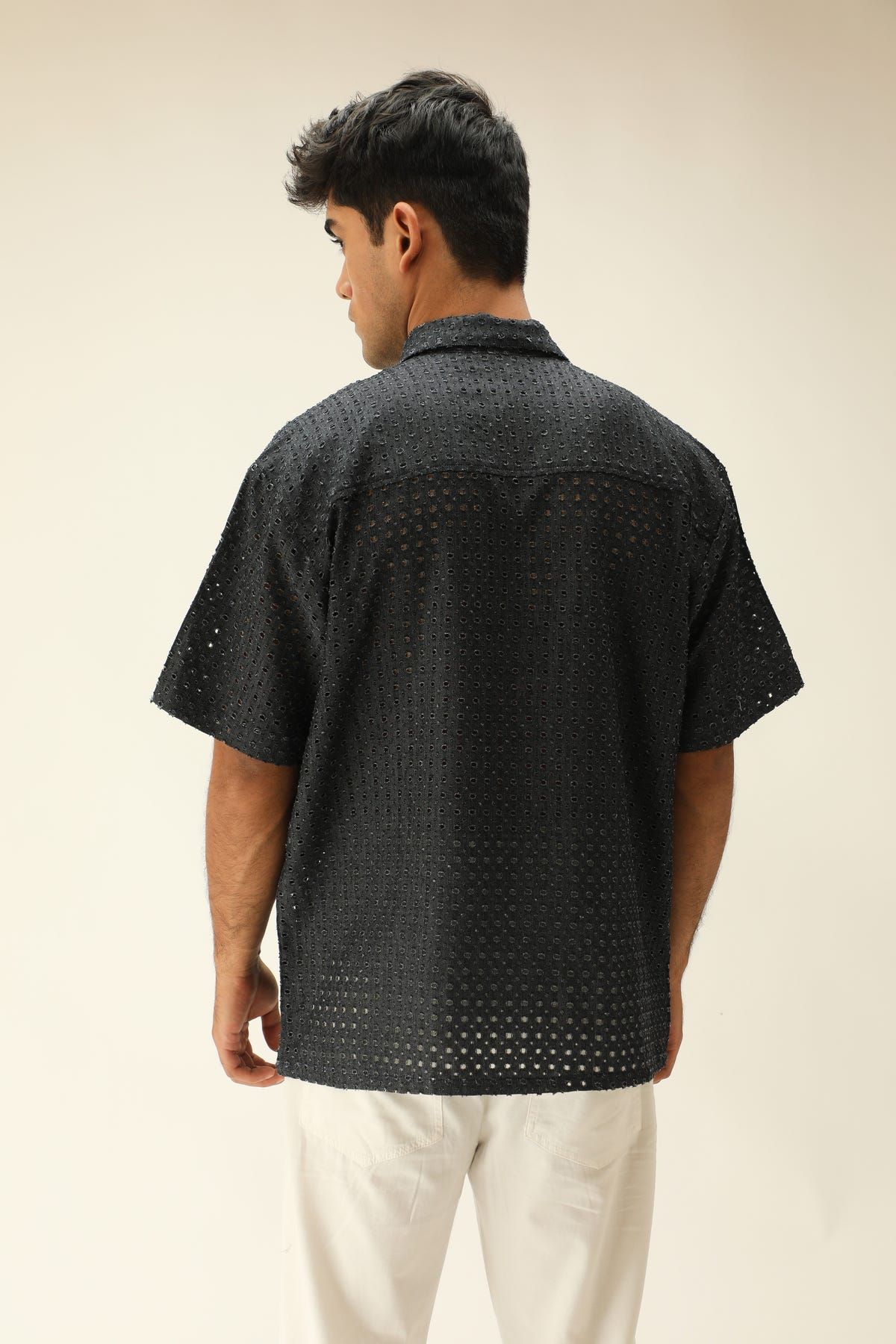 DENIM BOWLING SHIRT - image 5