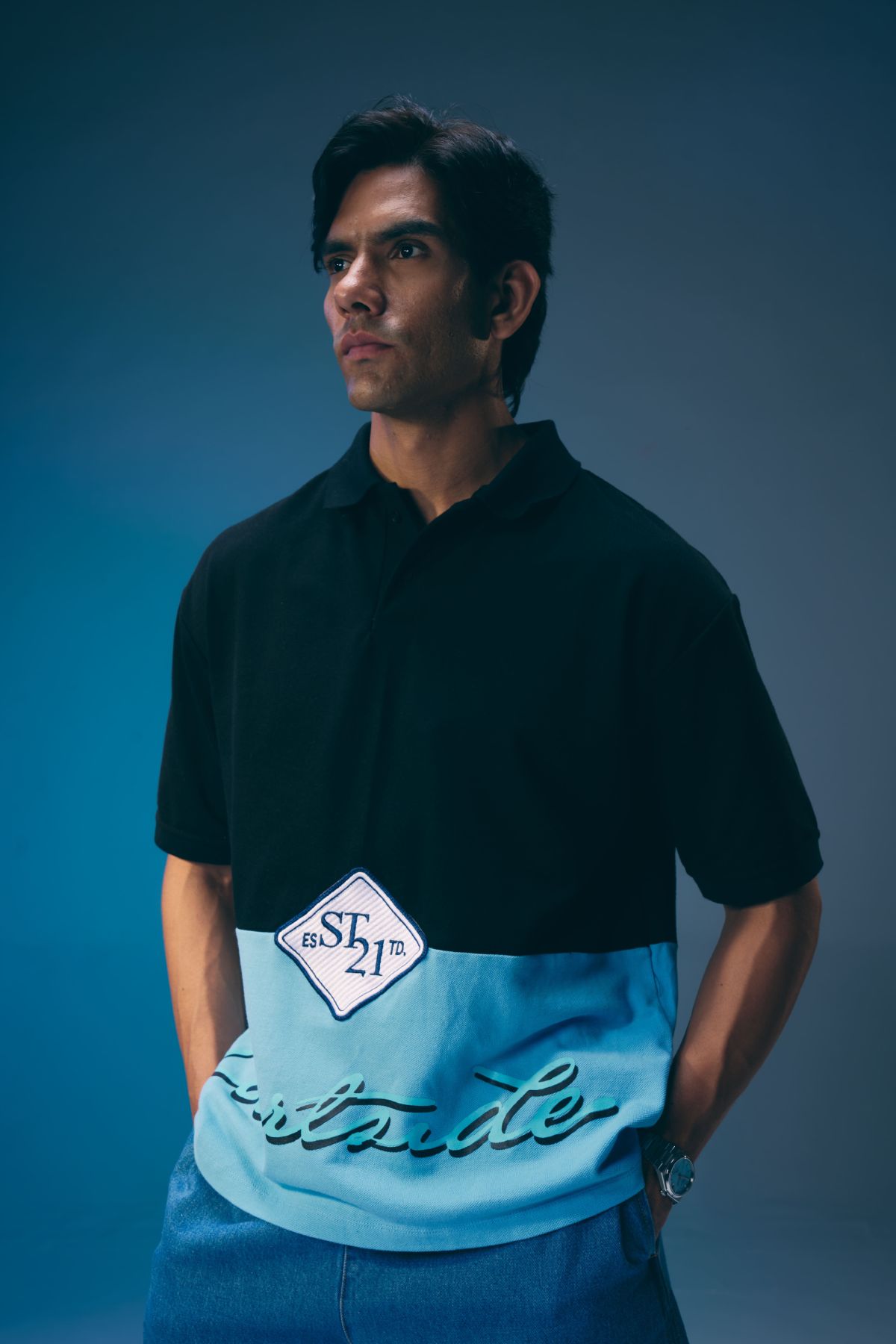COURTSIDE PANELLED POLO - image 3