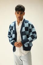 "CHESS NOT CHECKERS" CARDIGAN view 2