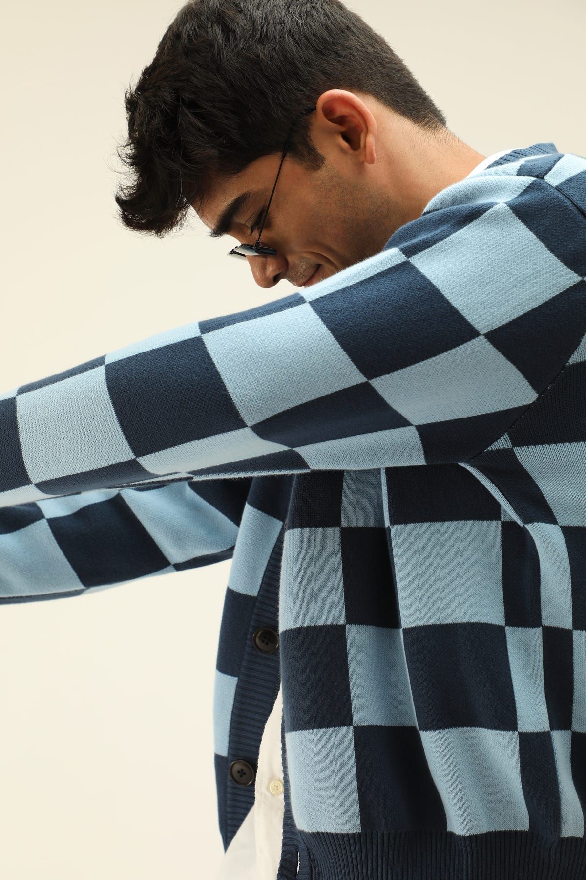 "CHESS NOT CHECKERS" CARDIGAN - image 4