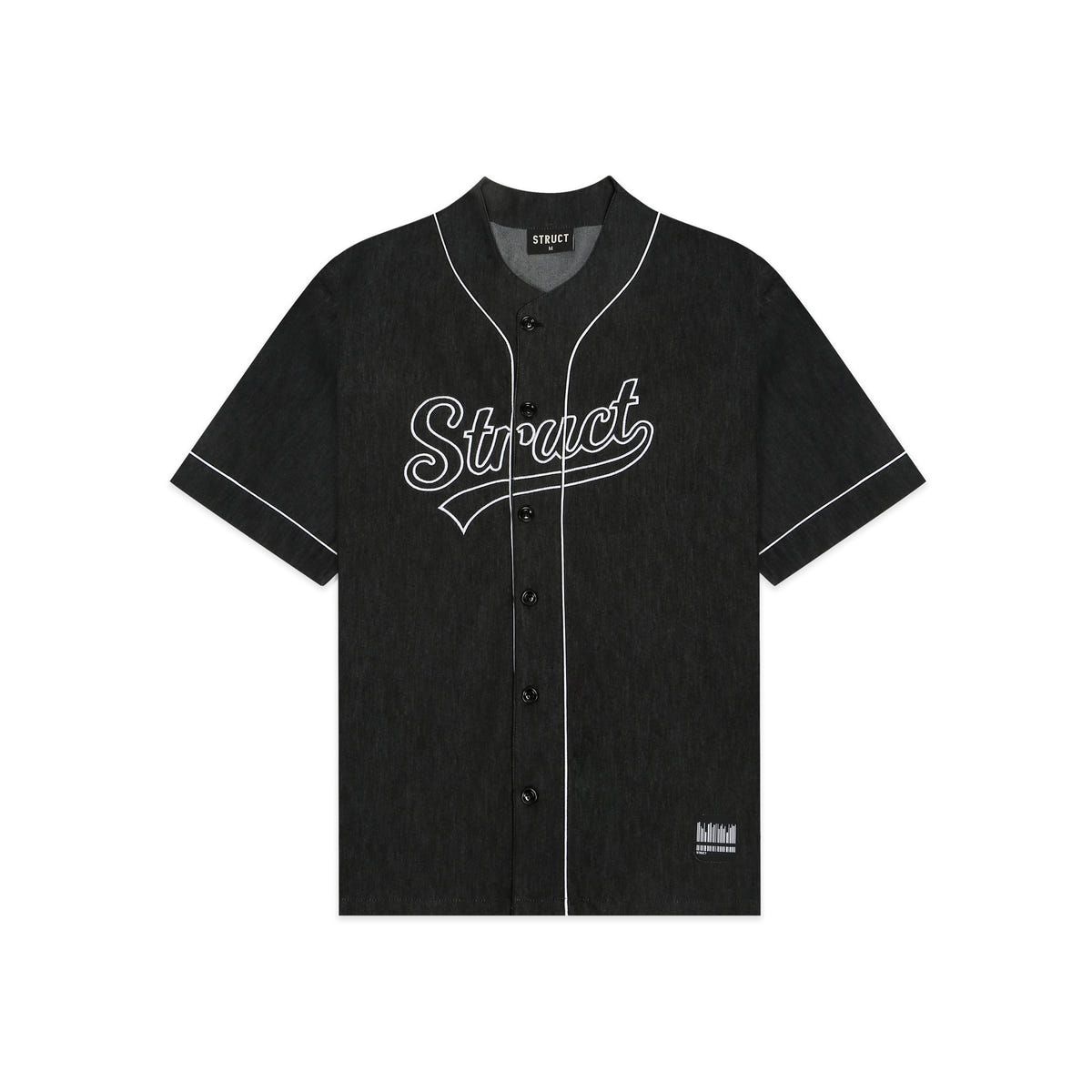 DENIM BASEBALL SHIRT - image 1