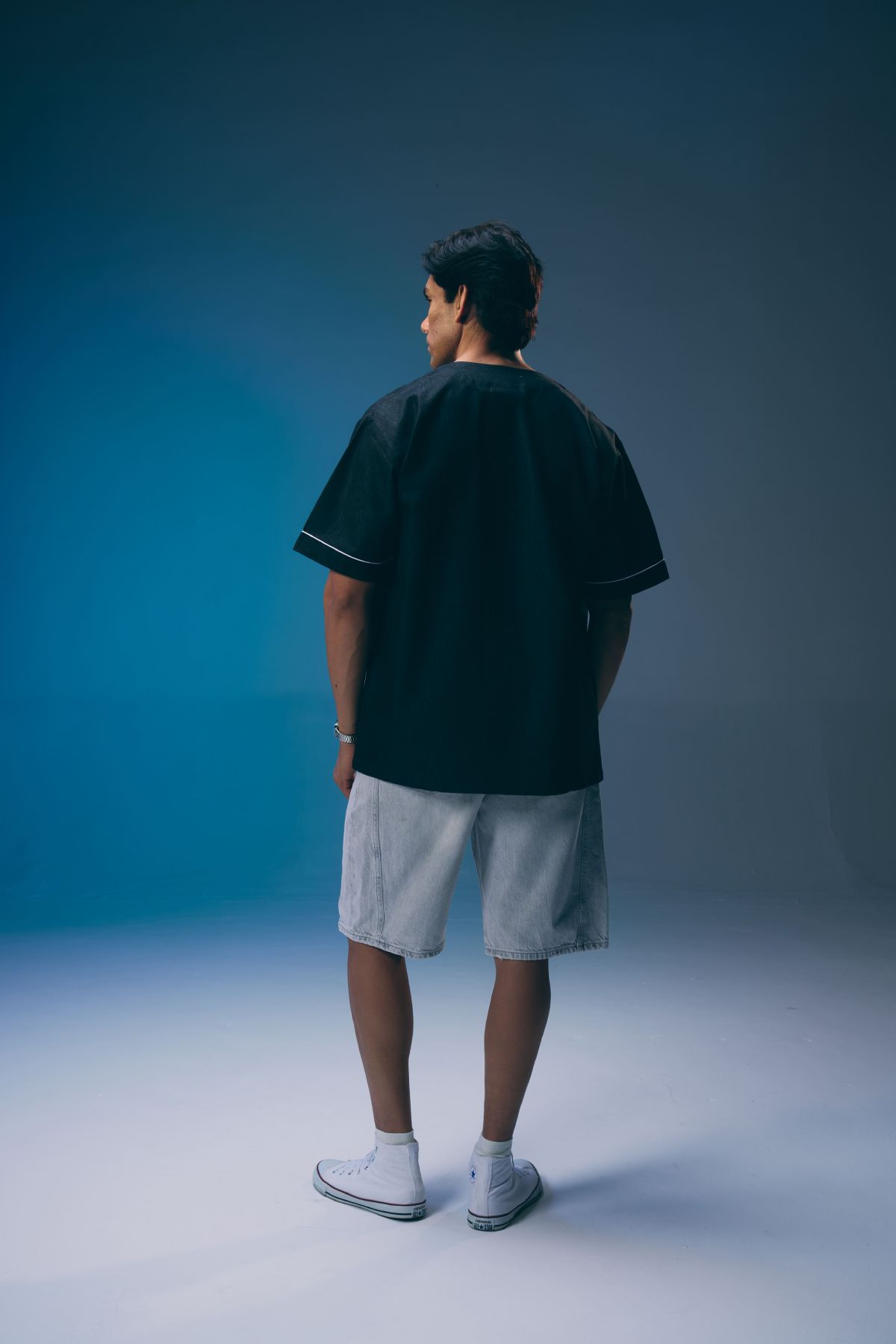 DENIM BASEBALL SHIRT - image 8