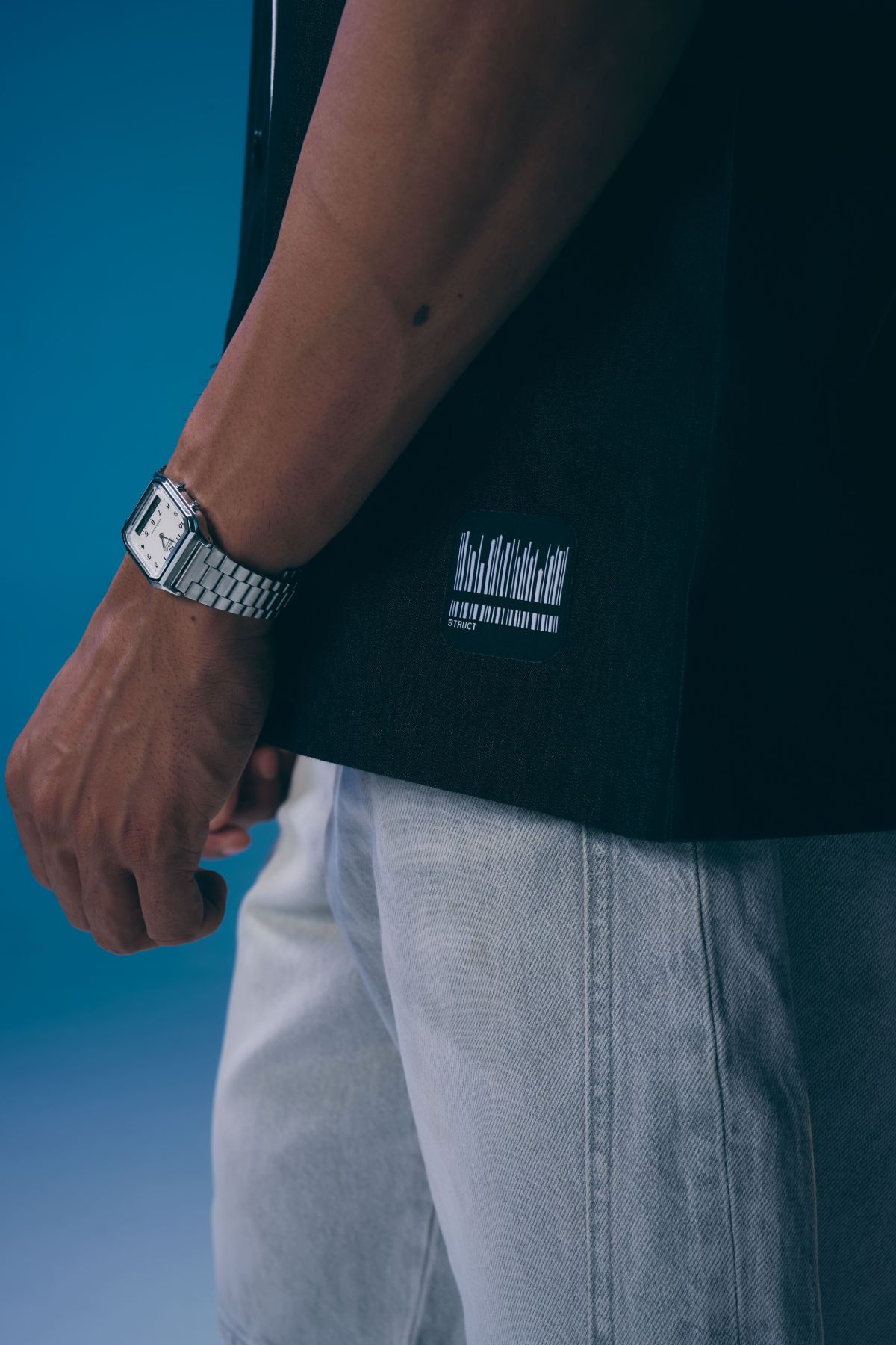 DENIM BASEBALL SHIRT - image 9