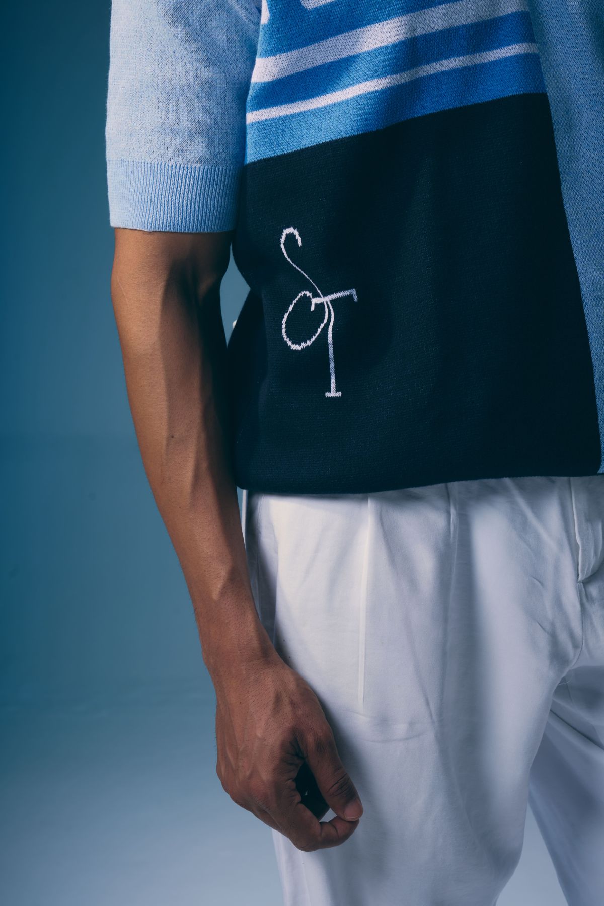 BLUEPRINT KNIT POLO - image 8