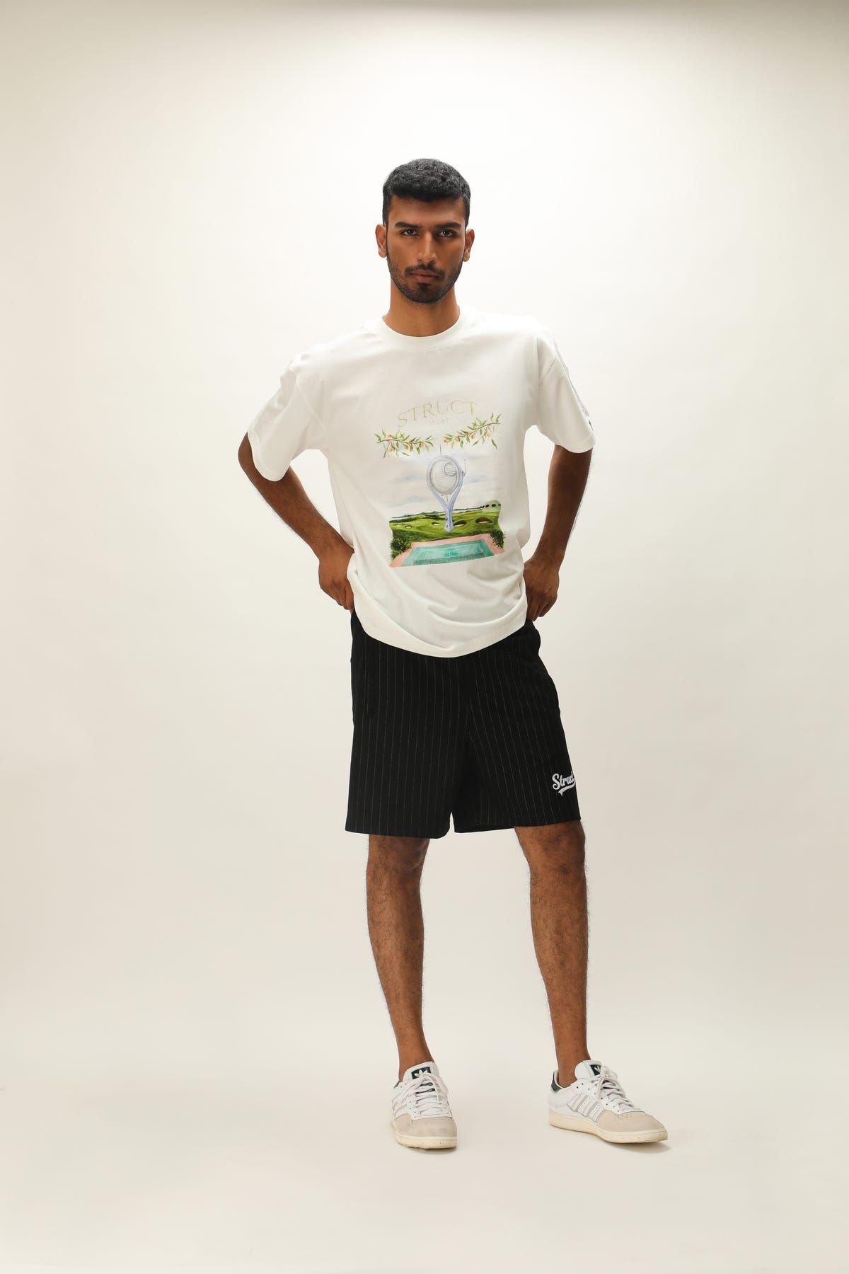 RETROFUTURISTIC TENNIS WHITES T-SHIRT - image 2