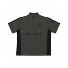 STRUCT CLUB HALF ZIP T-SHIRT - OLIVE view 9