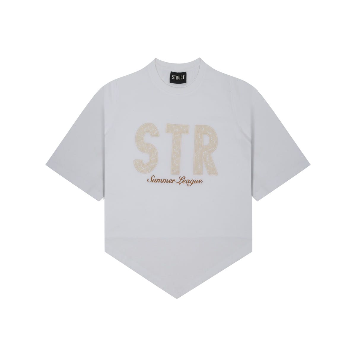 LACE APPLIQUÉ TRIGON T-SHIRT - image 1