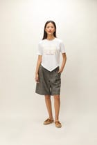 LACE APPLIQUÉ TRIGON T-SHIRT view 3